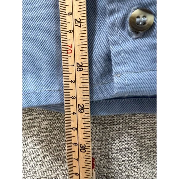 Marv Holland Button Down Shirt Men Size 3XLR Blue Long Sleeve Firewall Workwear - Picture 8 of 11